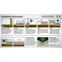 interlocking steel edging - installation9